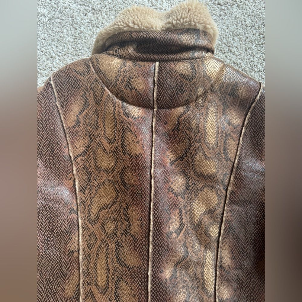AS by DF Python Shearling Jacket | Medium | Brown - Picture 11 of 11